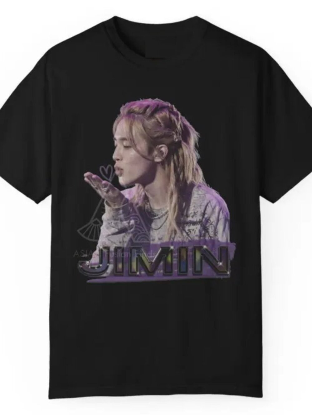 BTS Jimin Inspired Braided Hair Arirang Concert Graphic Tee